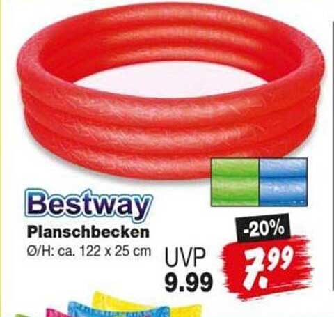 Bestway Planschbecken Ø/H: ca. 122 x 25 cm