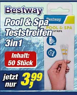 Bestway Pool & Spa Teststreifen 3 in 1