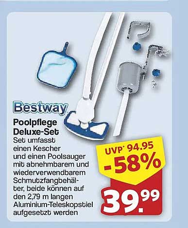 Bestway Poolpflege Deluxe-Set