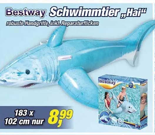 Bestway Schwimmtier „Hai“