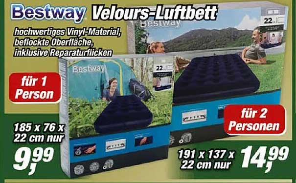 Bestway Velours-Luftbett