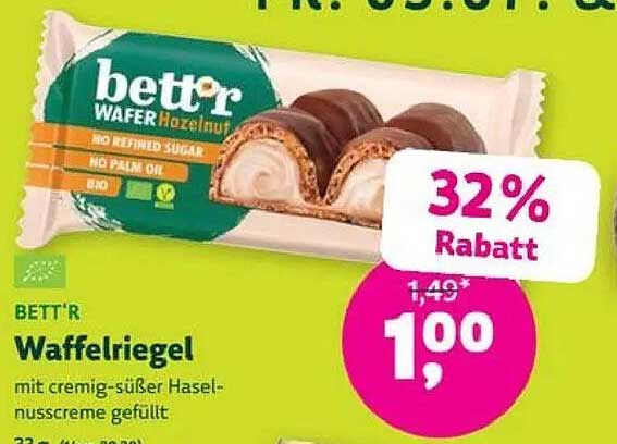 Bett'r Waffelriegel