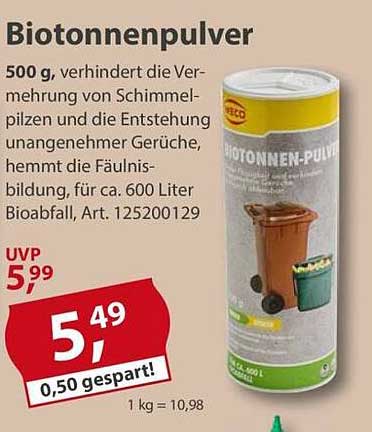 Biotonnenpulver