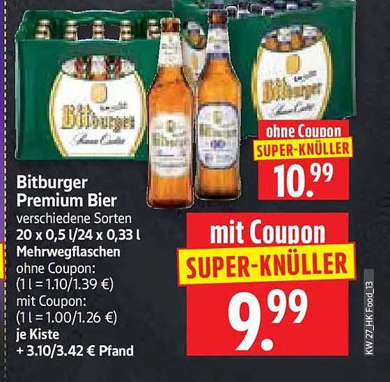 Bitburger Premium Bier
