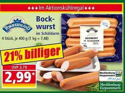 Bockwurst im Schäldarm