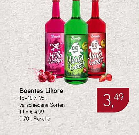 Boentes Liköre
