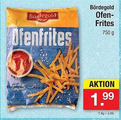 Bördegold Ofen-Frites 750 g