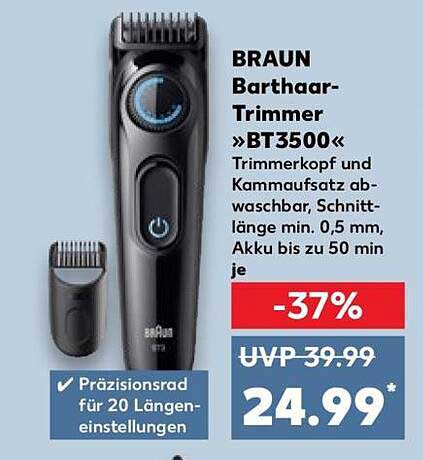 BRAUN Barthaar-Trimmer »BT3500«