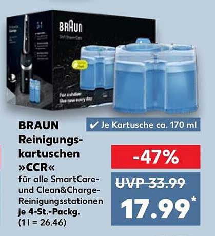 BRAUN Reinigungskartuschen »CCR«