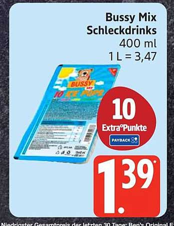 Bussy Mix Schleckdrinks 400 ml