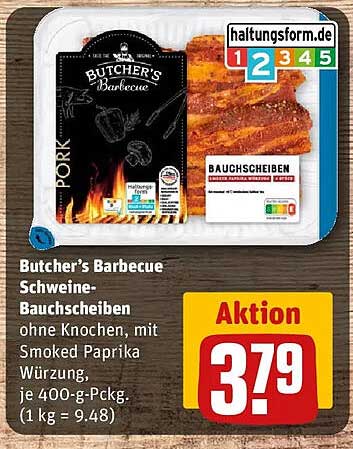 Butcher's Barbecue Schweine-Bauchscheiben