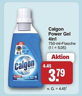 Calgon Power Gel 4in1 750-ml-Flasche (1 l = 5.05)