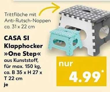 CASA SI Klapphocker »One Step«