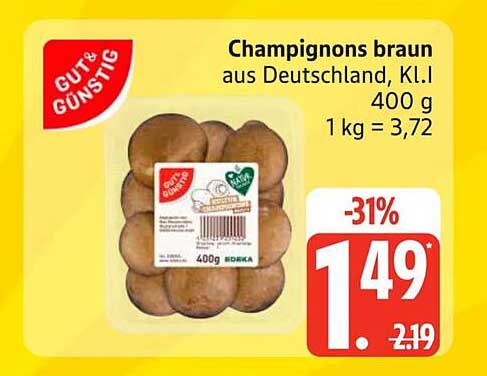 Champignons braun