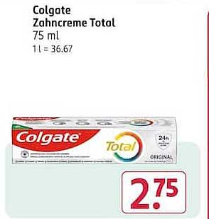 Colgate Zahncreme Total 75 ml