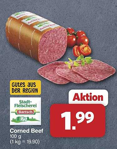 Corned Beef 100 g (1 kg = 19.90)
