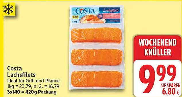 Costa Lachsfilets