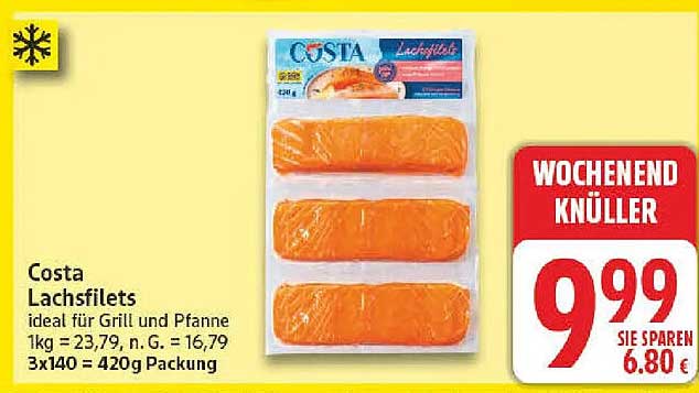 Costa Lachsfilets