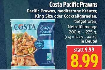 Costa Pacific Prawns