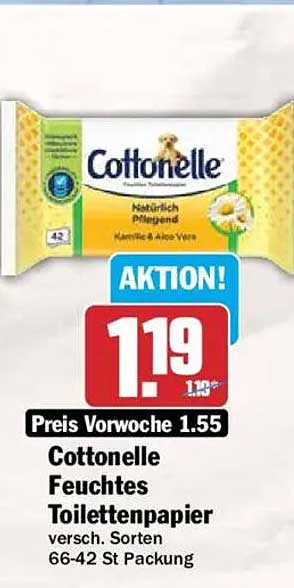 Cottonelle Feuchtes Toilettenpapier