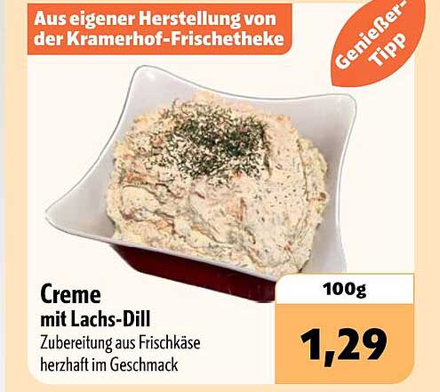 Creme mit Lachs-Dill