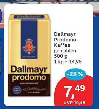 Dallmayr Prodomo Kaffee gemahlen 500 g