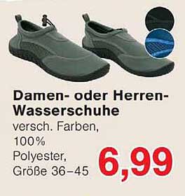 Damen- oder Herren-Wasserschuhe