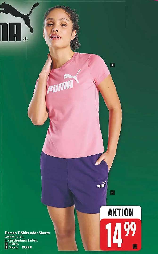 Damen T-Shirt oder Shorts