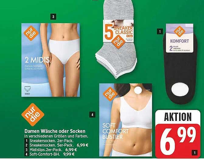 Damen Wäsche oder Socken