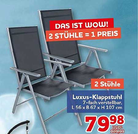DAS IST WOOW! 2 STÜHLE = 1 PREIS