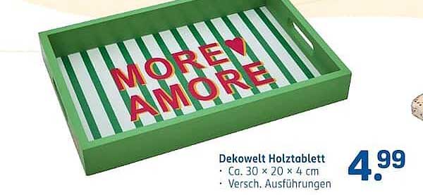 Dekowelt Holztablett