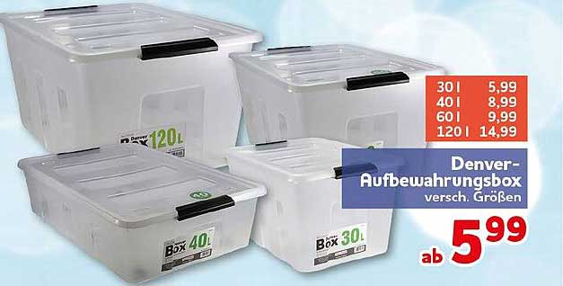 Denver-Aufbewahrungsbox versch. Größen