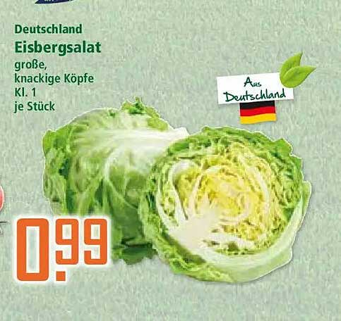 Deutschland Eisbergsalat