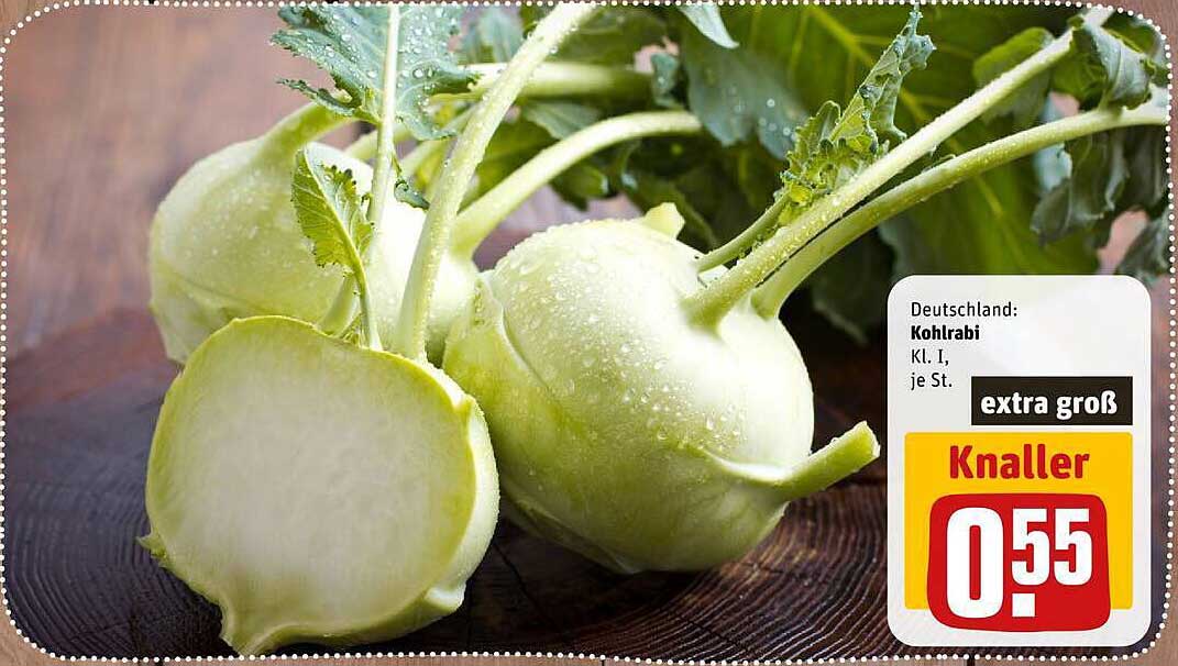 Deutschland: Kohlrabi Kl. I, je St. extra groß Knaller
