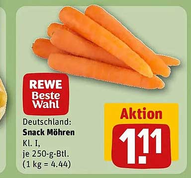 Deutschland: Snack Möhren