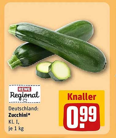 Deutschland. Zucchini* Kl. I, je 1 kg