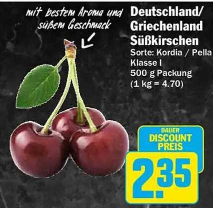 Deutschland/Griechenland Süßkirschen