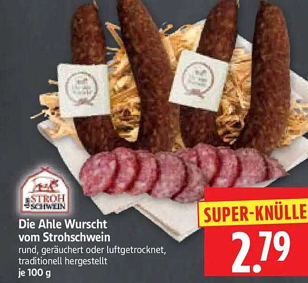Die Ahle Wurscht vom Strohschwein