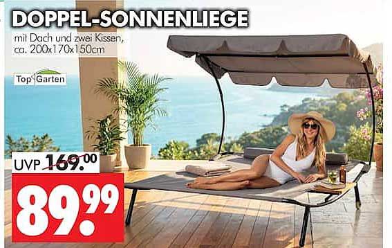 DOPPEL-SONNENLIEGE