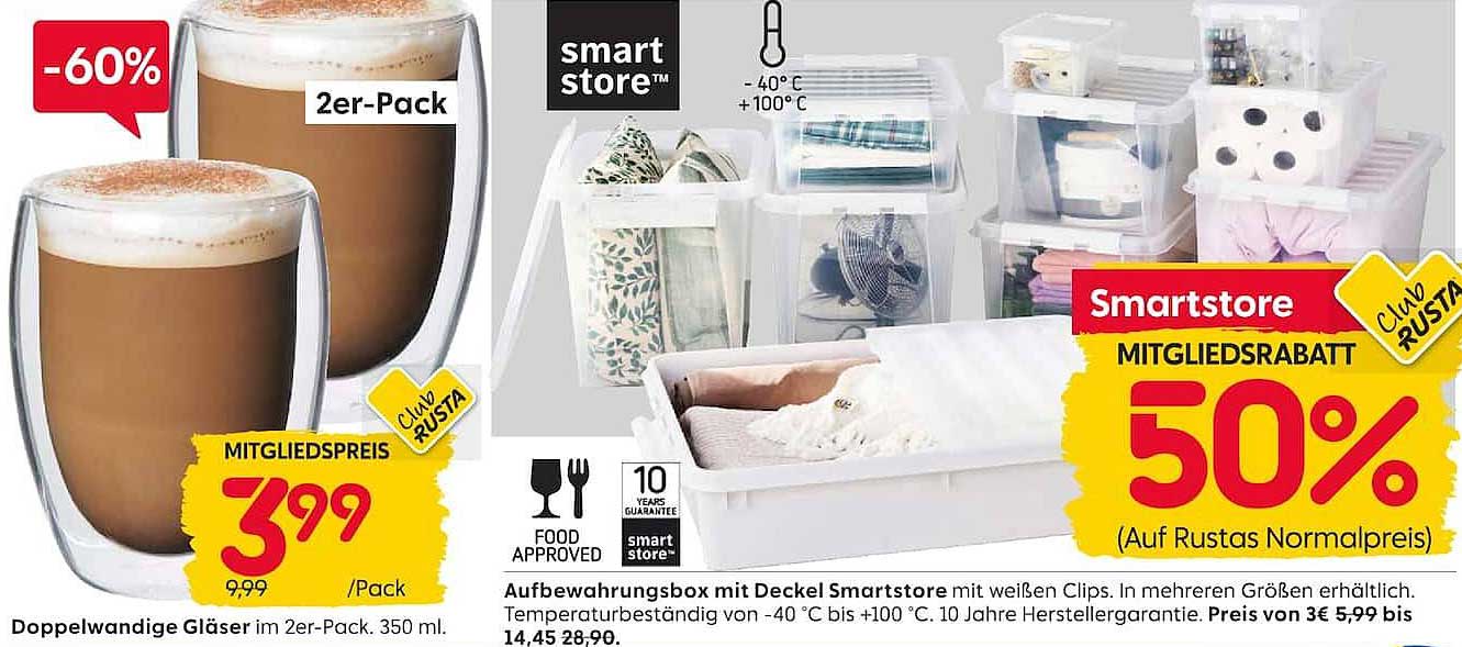 Doppelwandige Gläser im 2er-Pack, 350 ml.