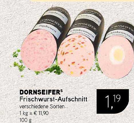 DORNSEIFER® Frischwurst-Aufschnitt verschiedene Sorten
