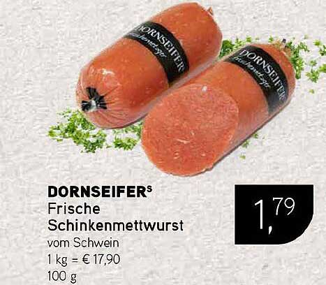 DORNSEIFER’S Frische Schinkenmettwurst vom Schwein