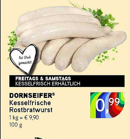 DORNSEIFERS Kesselfrische Rostbratwurst