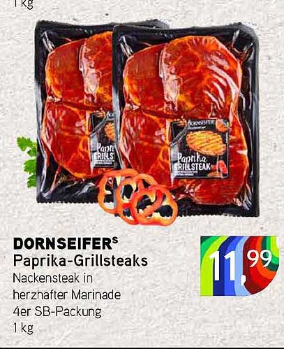 DORNSEIFERs Paprika-Grillsteaks