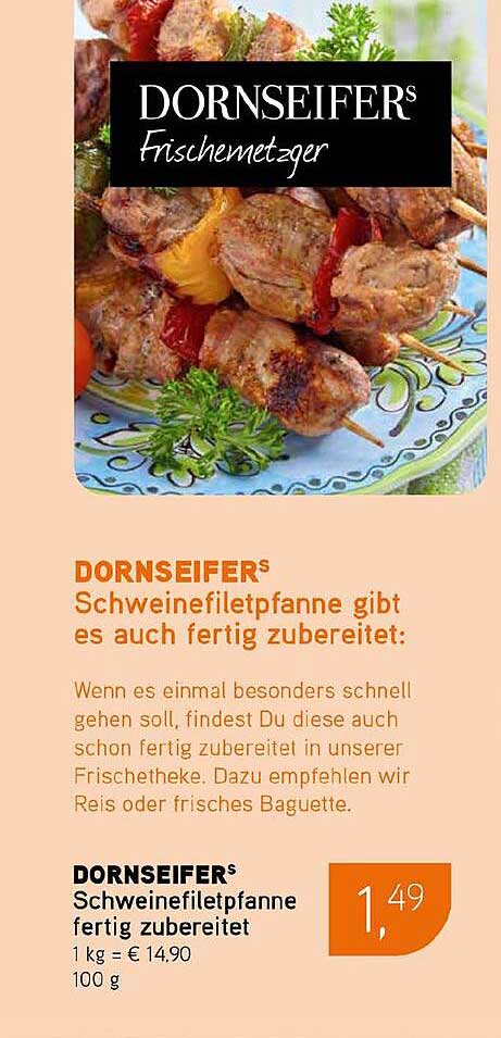 DORNSEIFER'S Schweinefiletpfanne fertig zubereitet