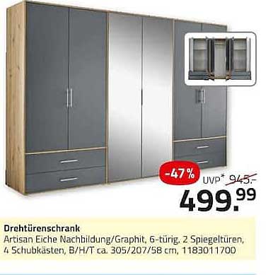 Drehtürenschrank