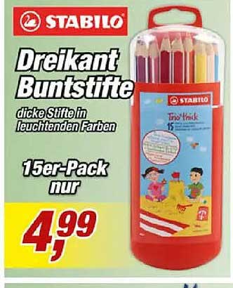 Dreikant Buntstifte