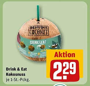 Drink & Eat Kokosnuss je 1-St.-Pckg.