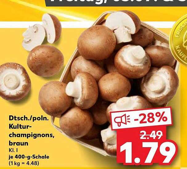 Dtsch./poln. Kultur-champignons, braun