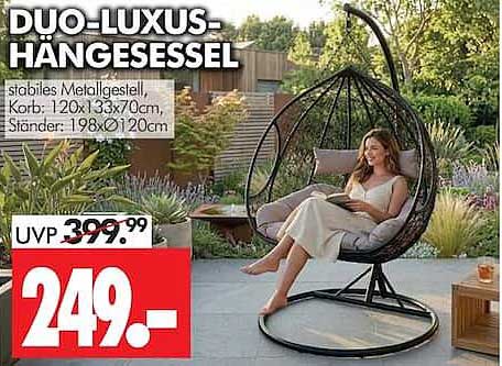 DUO-LUXUS-HÄNGSESSEL